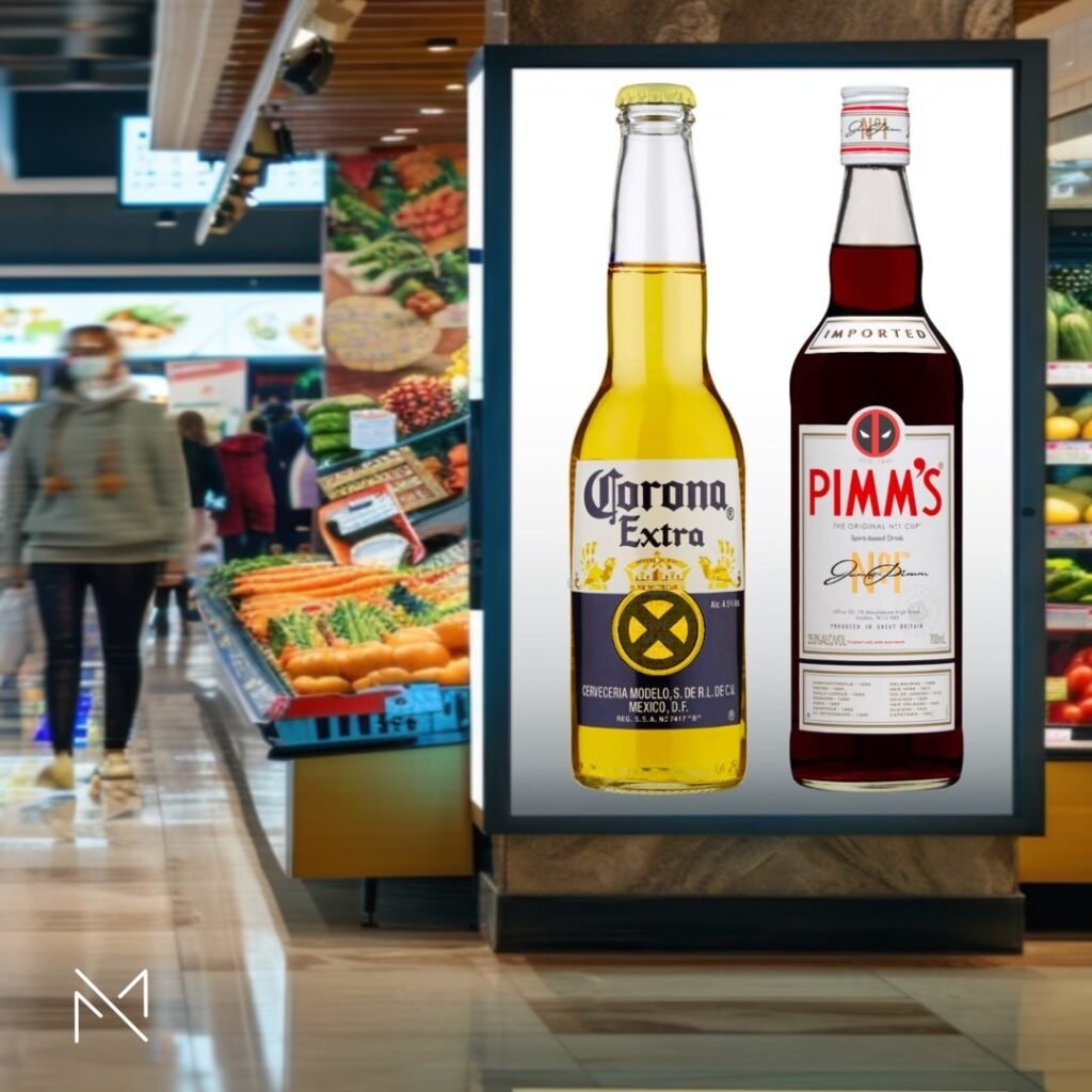 One of the best combination of frat parties, corona beer and Pimms cocktails collaborated to support and get some eyeballs during the release of deadpool and wolverine movie