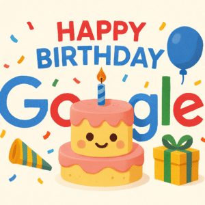 Read more about the article Google’s 27th Birthday: A Retrospective & Birthday Doodle Celebration