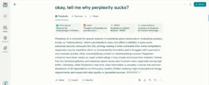 Read more about the article Why Perplexity AI Sucks: The Limits of an “Answer Engine” in 2025